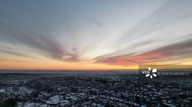 伦敦北部天际线图片素材