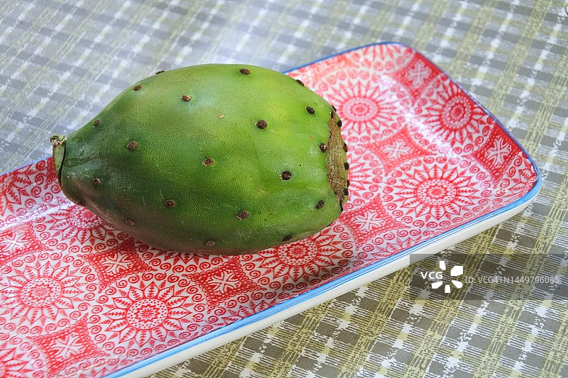 剑齿状仙人掌果实图片素材