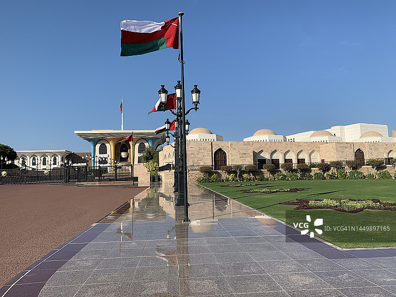 阿曼马斯喀特：阿拉姆皇宫图片素材