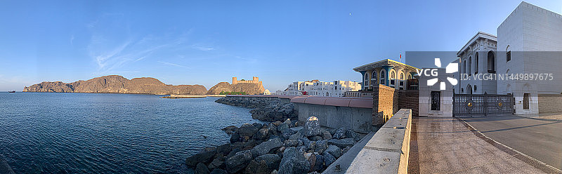 阿曼马斯喀特：阿拉姆皇宫图片素材