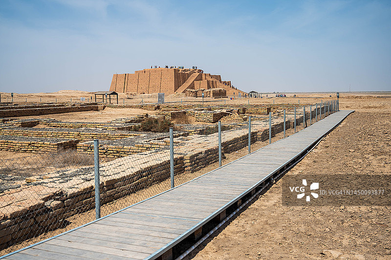 乌尔金字塔，伊拉克图片素材
