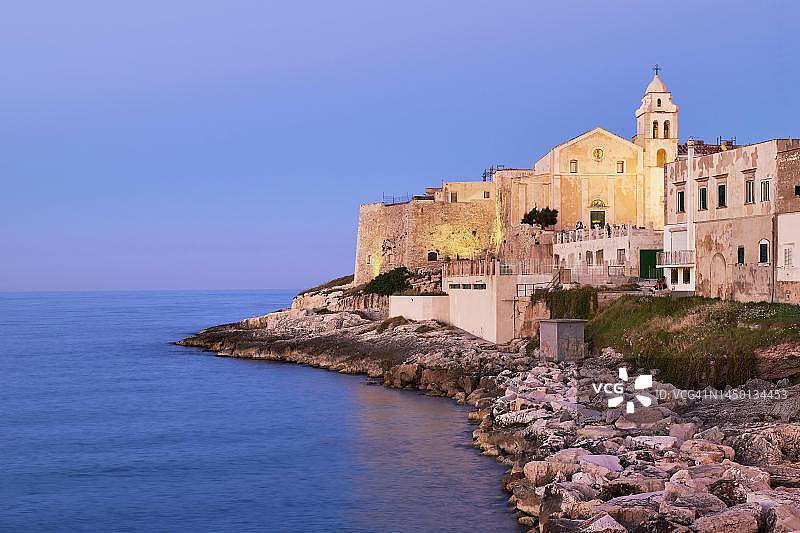 意大利南部普利亚区维耶斯泰圣弗朗西斯科教堂图片素材