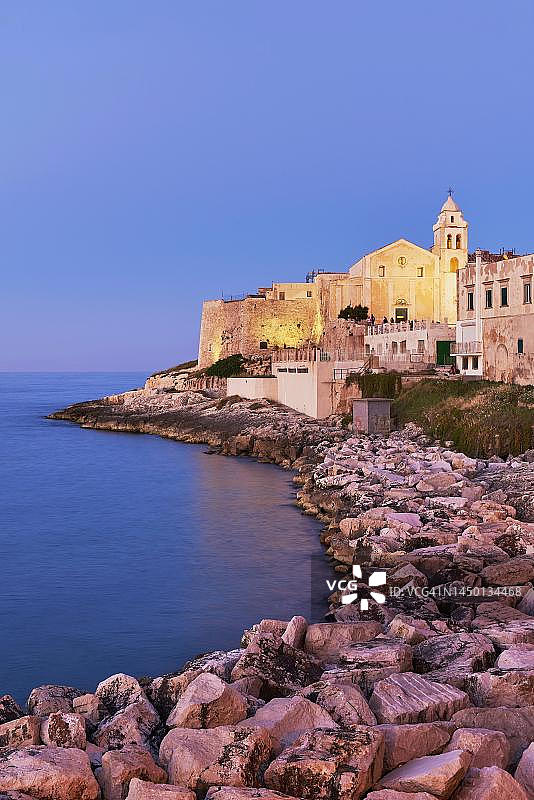 意大利南部普利亚区维耶斯泰圣弗朗西斯科教堂图片素材