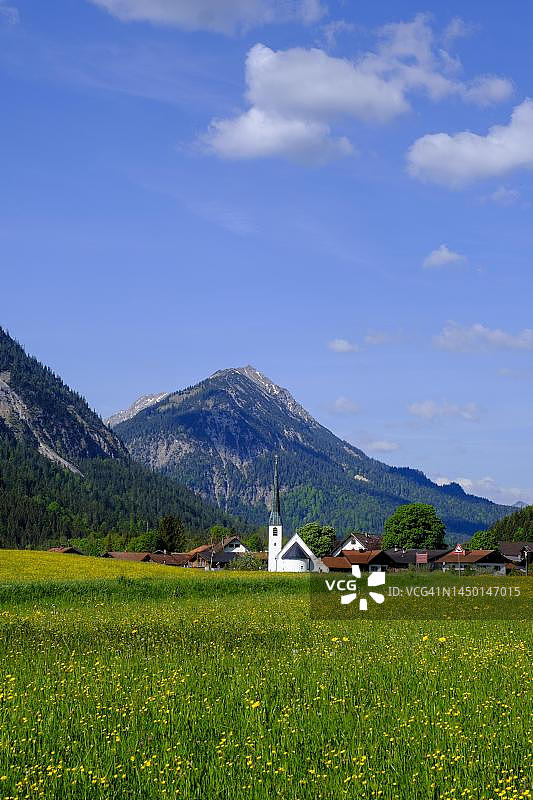 德国巴伐利亚州上巴伐利亚行政区格拉斯旺塔尔的格拉斯旺图片素材