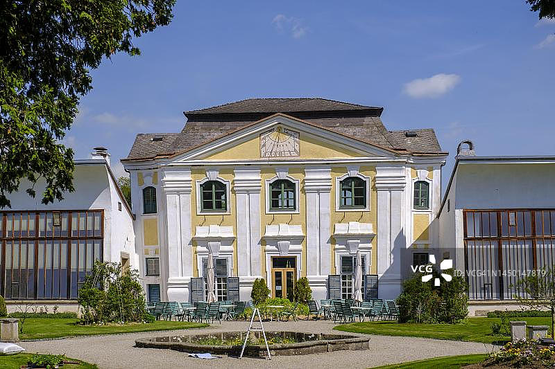 茨韦特尔修道院，下奥地利州瓦尔德viertel图片素材