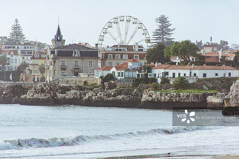 卡斯凯什及摩天轮远景图片素材