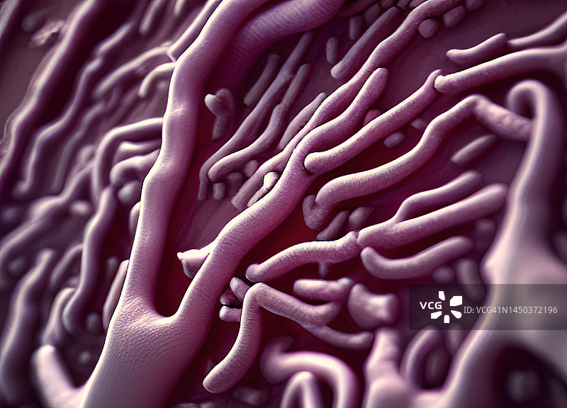 细菌抽象插图图片素材