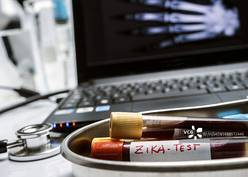 寨卡病毒测试概念图图片素材