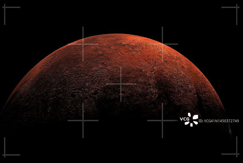 火星插画图片素材