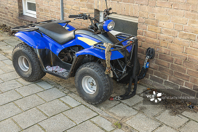 蓝色Kymco MXER车队图片素材
