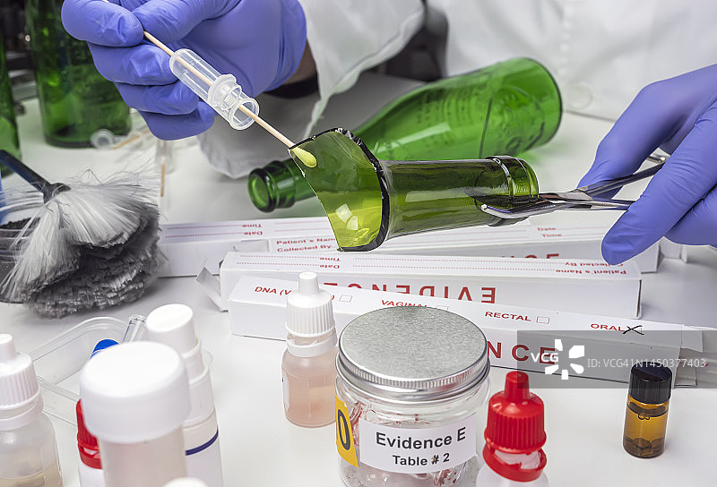 法医分析概念图图片素材