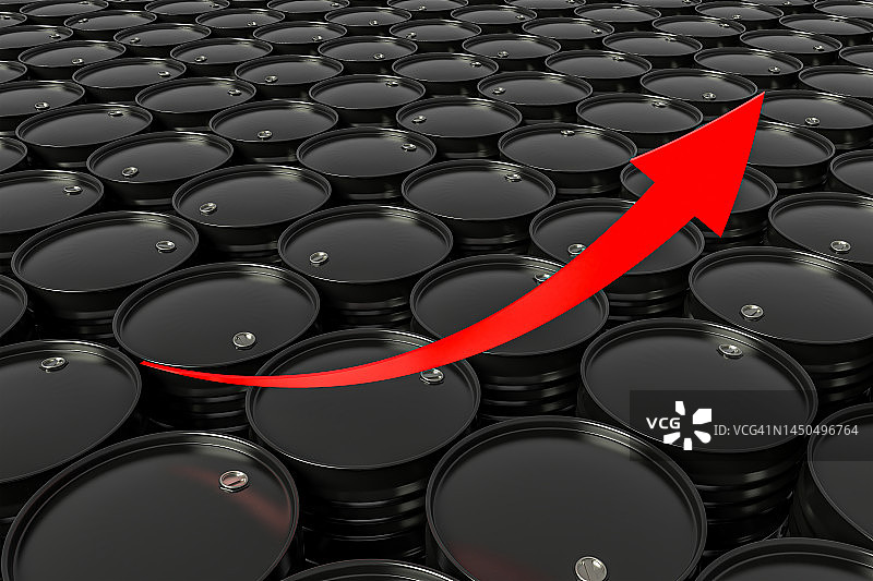 价格上涨的原油图片素材