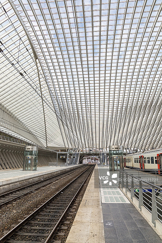 列日火车站图片素材