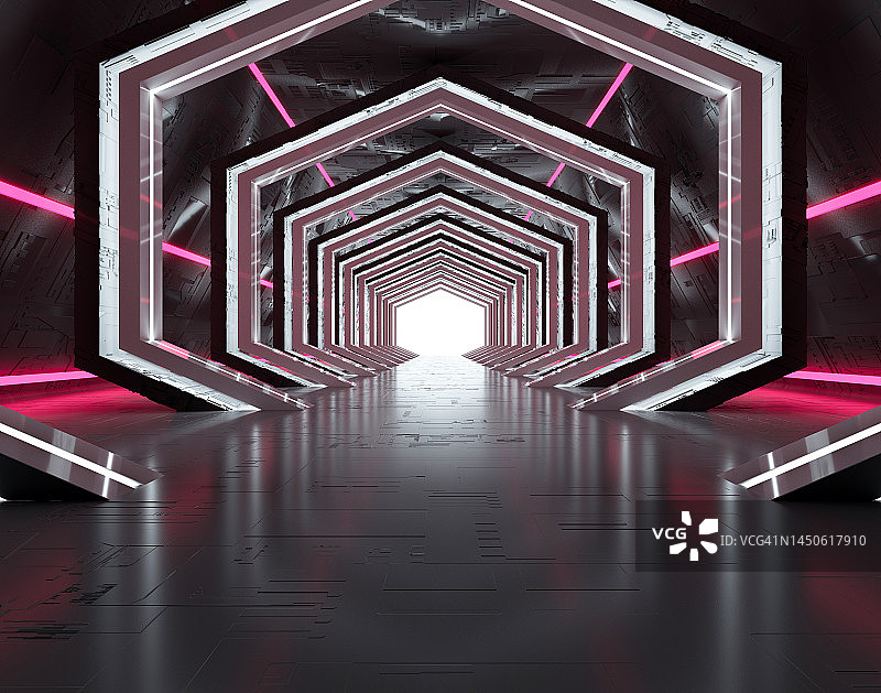 未来建筑内部图片素材