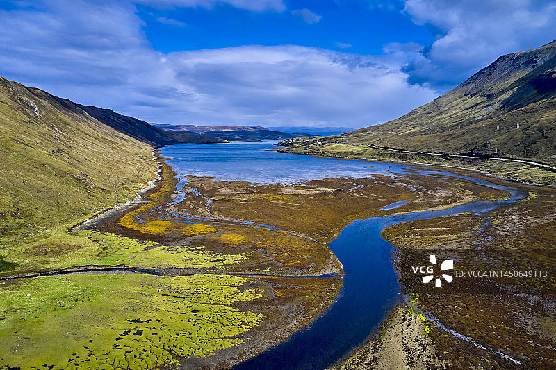 苏格兰斯凯岛斯利加汉湖图片素材
