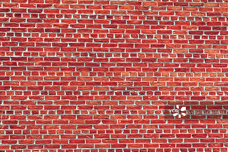 费城历史街区典型的红色砖墙纹理背景图片素材