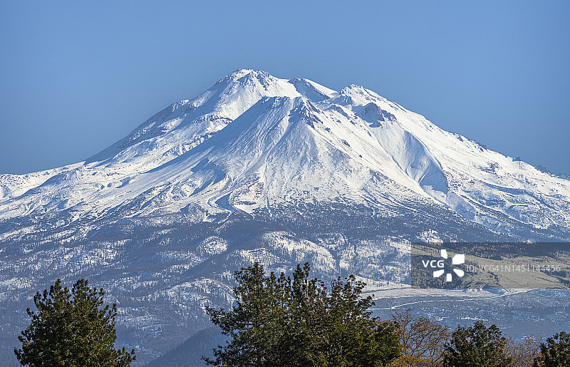 沙斯塔山，加利福尼亚州图片素材