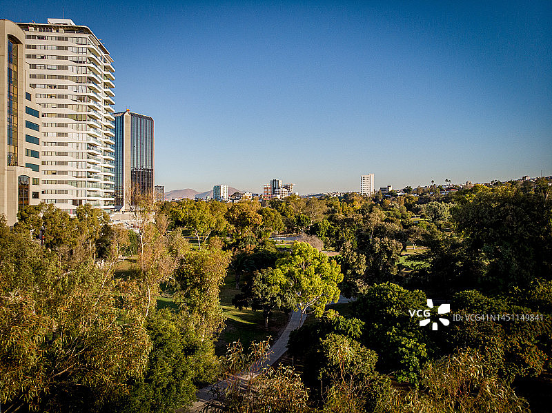 蒂华纳最大公园的美丽景色图片素材