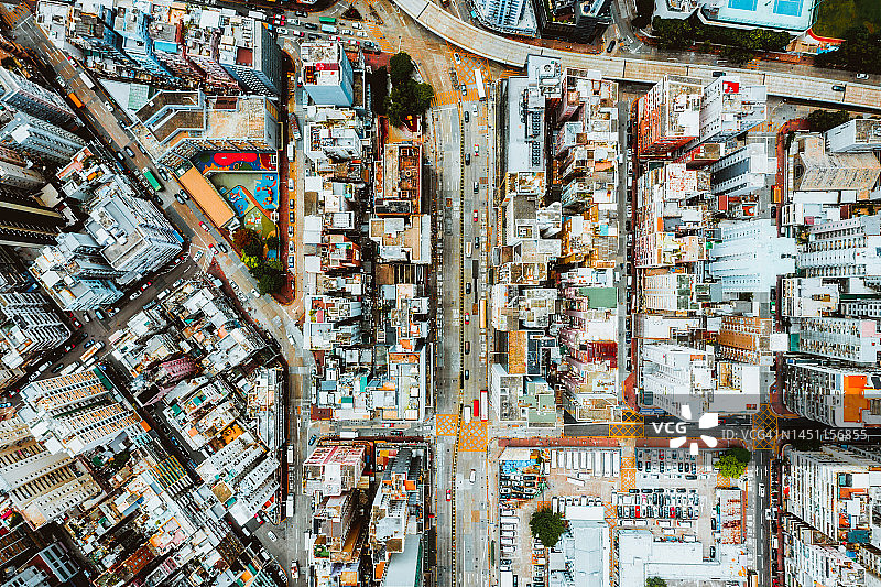 中国香港航拍视角图片素材