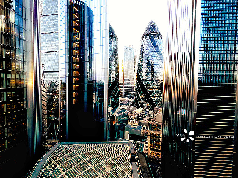 伦敦未来金融区图片素材