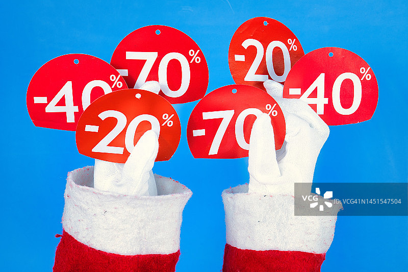 黑色星期五促销，高达70%、40%、20%的折扣图片素材