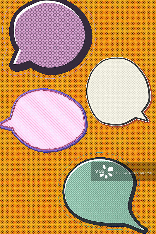 卡通对话气泡图片素材