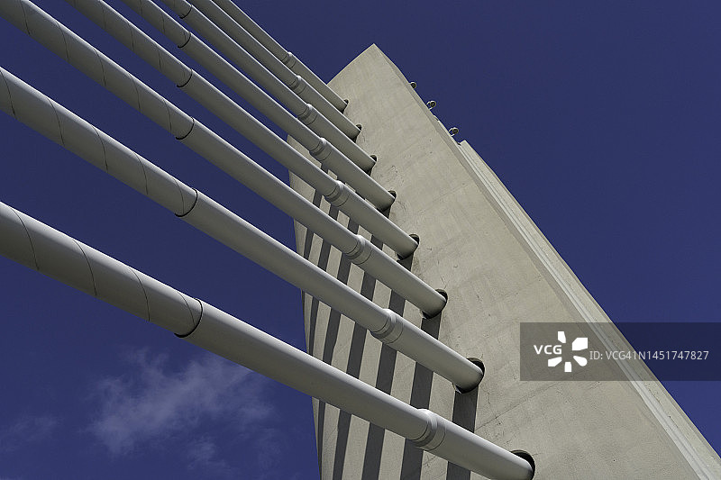 桥梁的抽象建筑细节图片素材