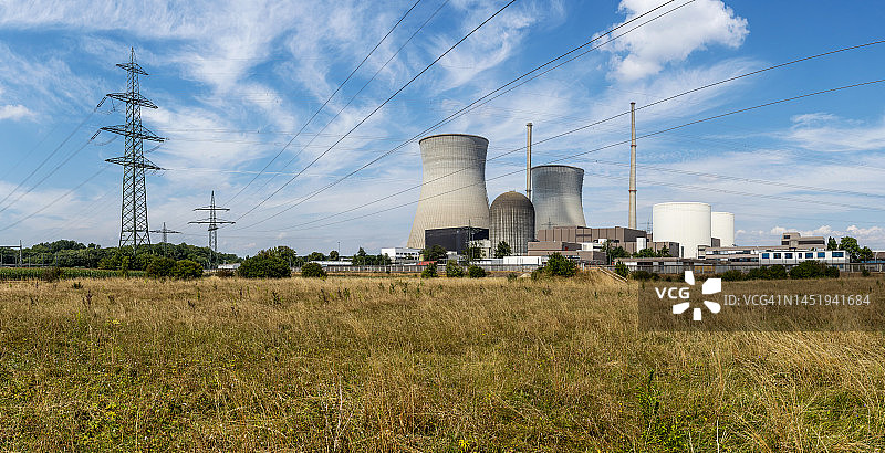 德国巴伐利亚州贡德雷明根核电站图片素材