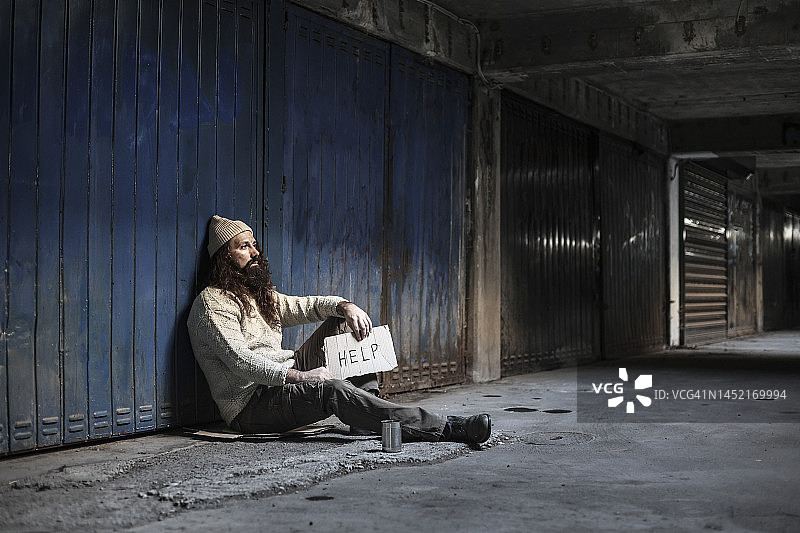 无家可归的人图片素材