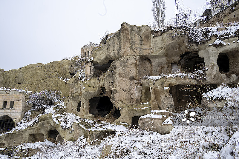 卡帕多奇亚阿瓦利村和山谷图片素材