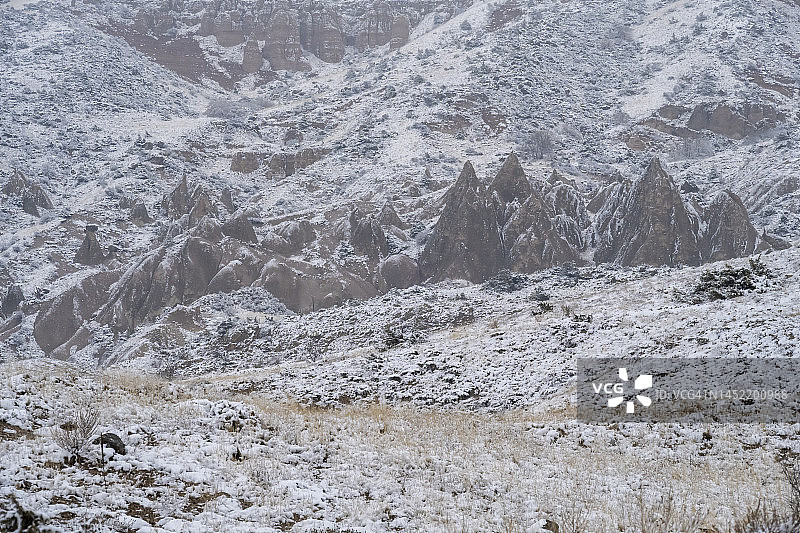 卡帕多奇亚于尔居普代夫伦特山谷图片素材
