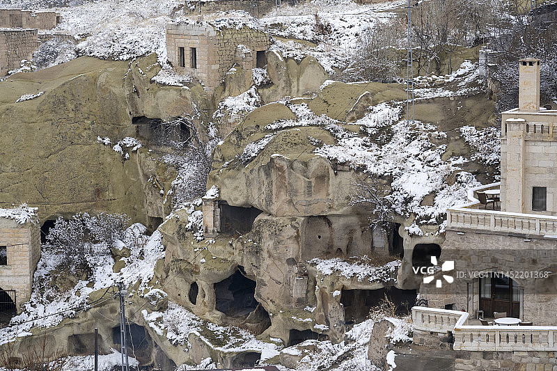 卡帕多奇亚阿瓦利村和山谷图片素材