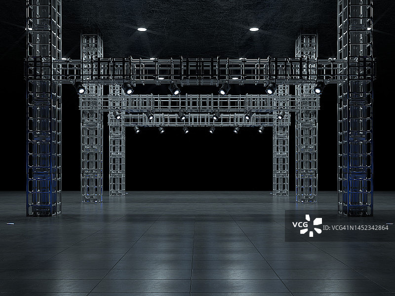 空现代仓库图片素材