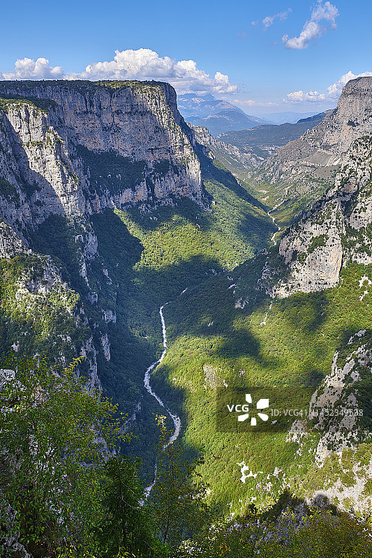 希腊伊庇鲁斯维科斯峡谷国家公园图片素材