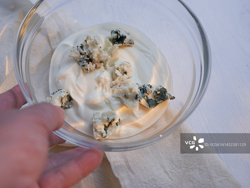 农家奶酪和洛克福奶酪图片素材