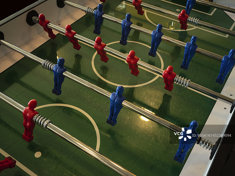 赫本镇的桌上足球图片素材