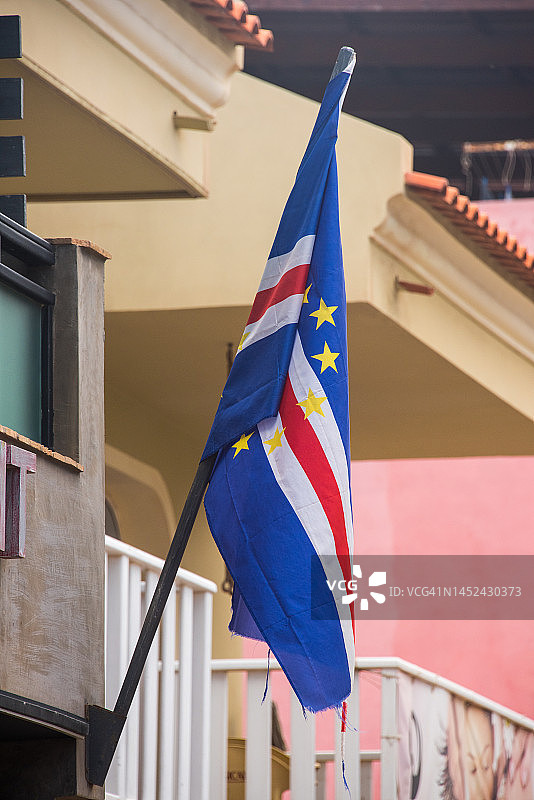 佛得角国旗图片素材