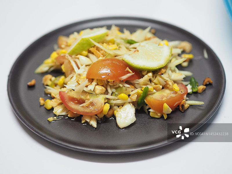 泰式木瓜沙拉图片素材