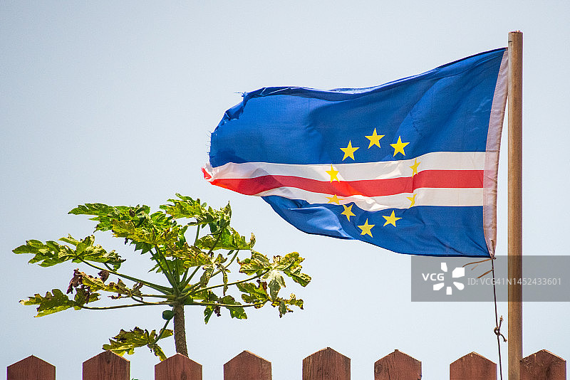 佛得角国旗图片素材