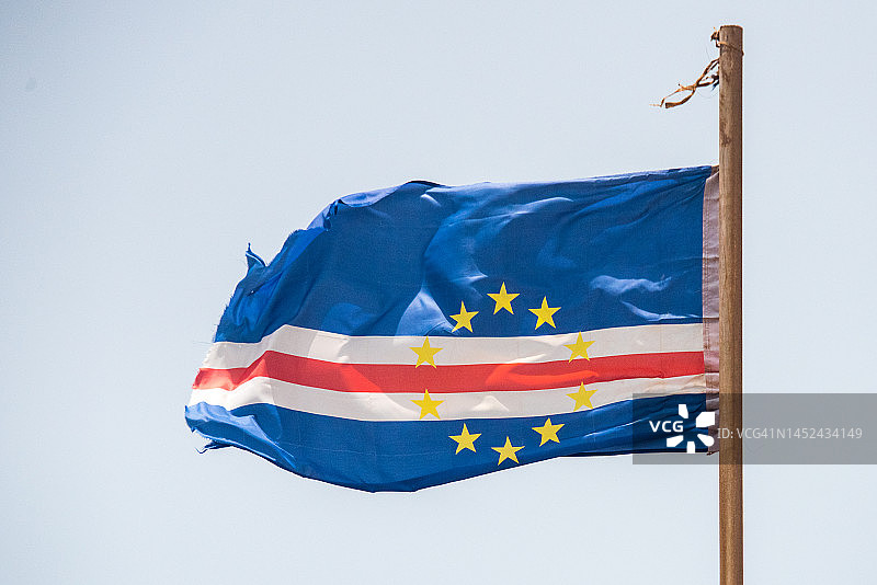 佛得角国旗图片素材