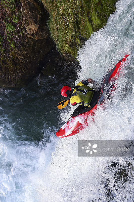 皮划艇大瀑布图片素材