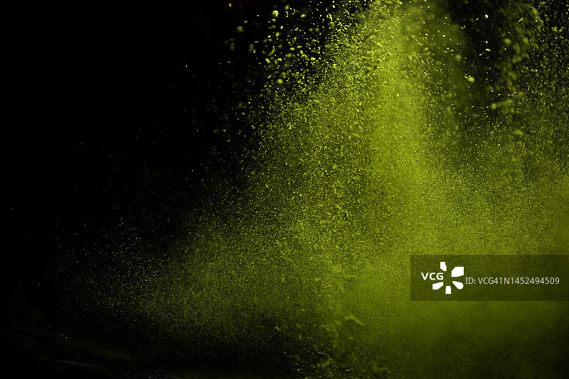 抹茶绿茶粉末图片素材