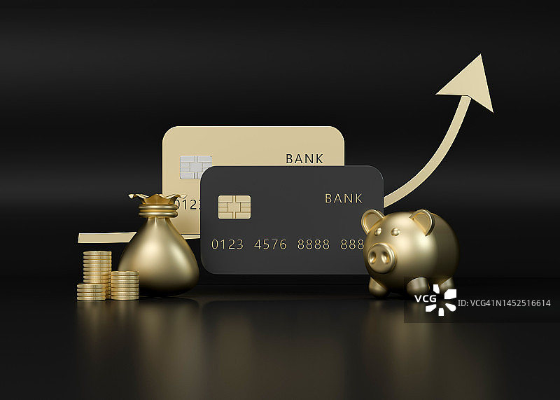 代表经济增长的金融对象图片素材