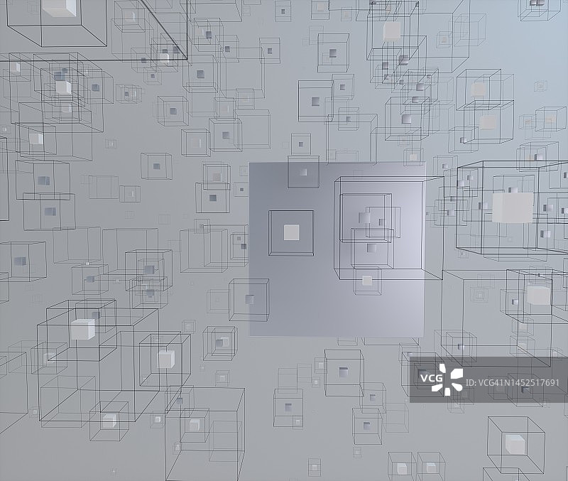 抽象区块链网络背景图片素材