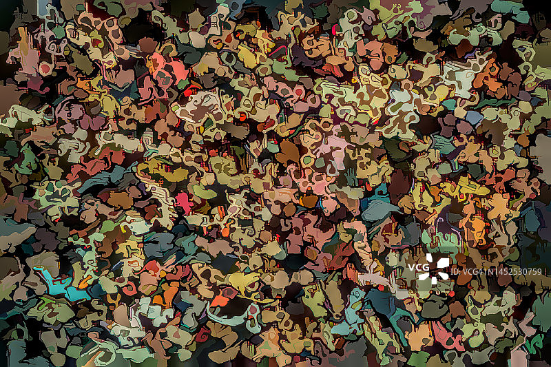 拼布珊瑚图片素材