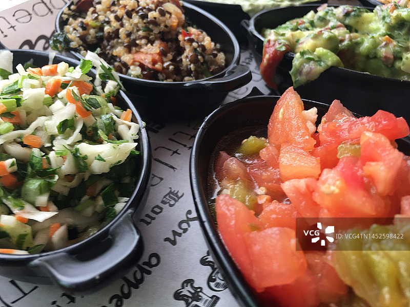 地中海沙拉拼盘图片素材