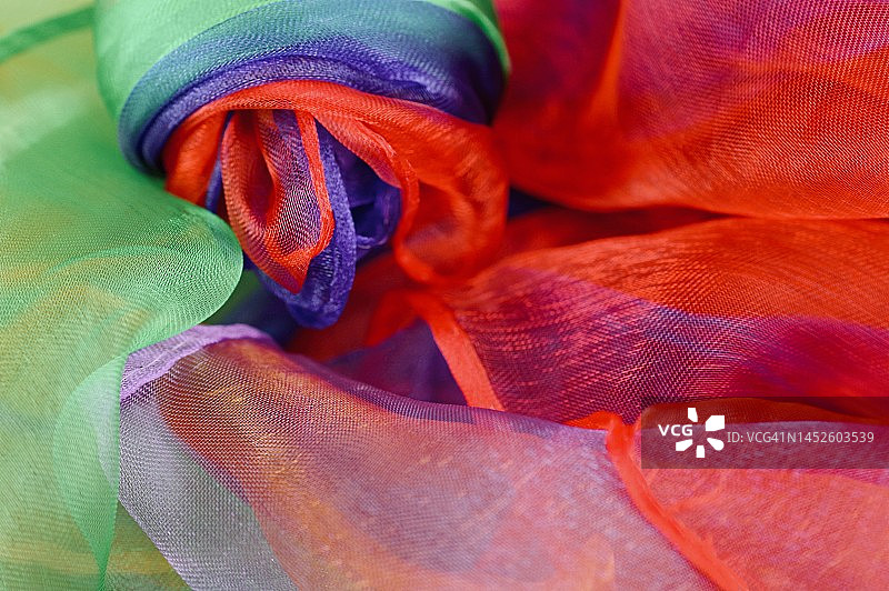 雪纺围巾抽象图案图片素材