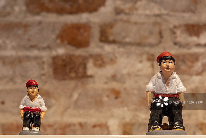 圣诞节人偶"El Caganer"图片素材