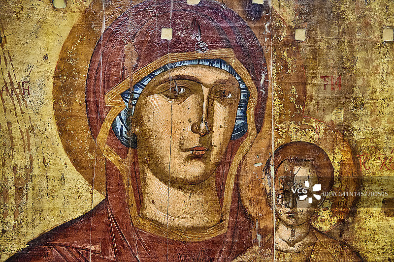 克里特岛阿尔卡迪修道院，希腊图片素材