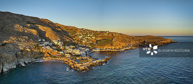 希腊克里特岛斯法基亚港口图片素材